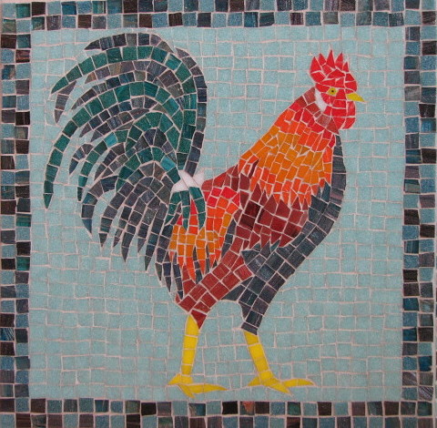 Mosaic Rooster Patterns