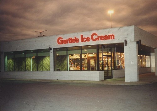 Gerties Ice Cream at the Ford City East location. Chicago Illinois. October 1982. by Eddie from Chicago