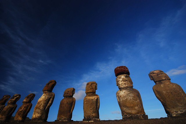 Easter Island in the Pacific - most unique islands in the world