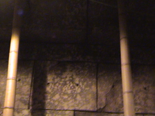 "The Eye of Mara Sees Deceit" Hidden Message, Avenue of Voices, Indiana Jones™ Adventure - Temple of the Forbidden Eye, Adventureland, Disneyland®, Anaheim, California, 2008.06.09 00:08
