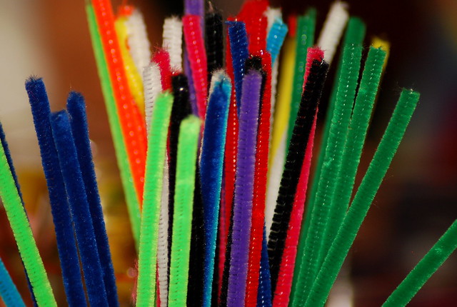 colored pipe cleaners