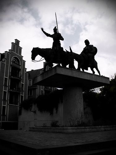 Don Quixote & Sancho Pança, Bruxelas