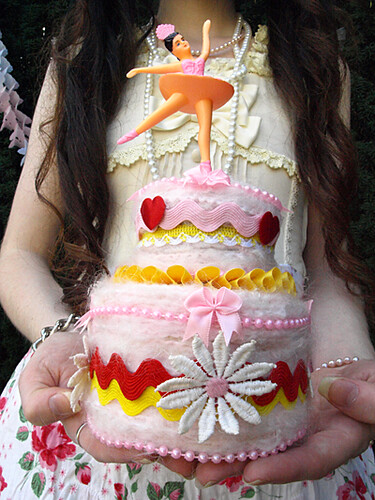Pink Ballerina Cake A very special party we had at my house to celebrate
