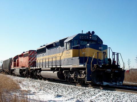 Northbound Iowa, Chicago & Eastern transfer train at Hawthorne Junction. Chicago / Cicero Illinois. January 2007. by Eddie from Chicago