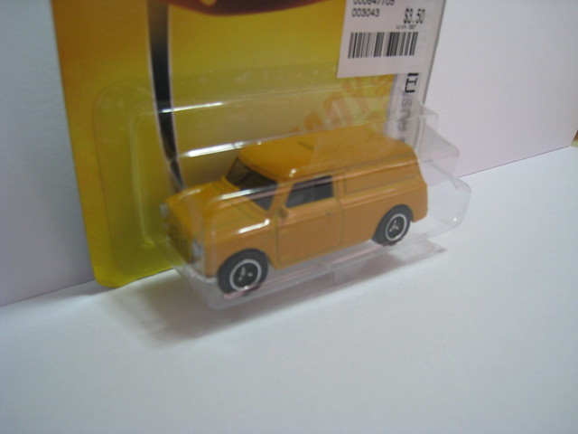 From Matchbox Heritage Classics yellow Austin Mini Van 7 8