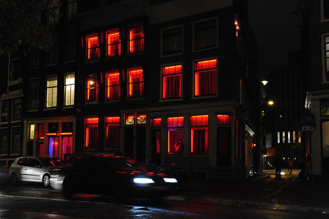 Paparazzi Photographer in Amsterdam Red Light District