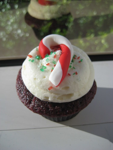 Red Peppermint cupcakes