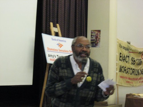 Abayomi Azikiwe, editor of the Pan-African News Wire, covering the Statewide Organizers' Conference for the Moratorium Now! Coalition in Detroit on December 6, 2008, (Photo: Alan Pollock). by Pan-African News Wire File Photos
