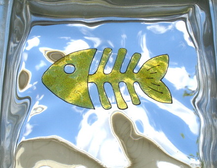 Fish bones- Window Art suncatcher cling | Flickr - Photo Sharing!