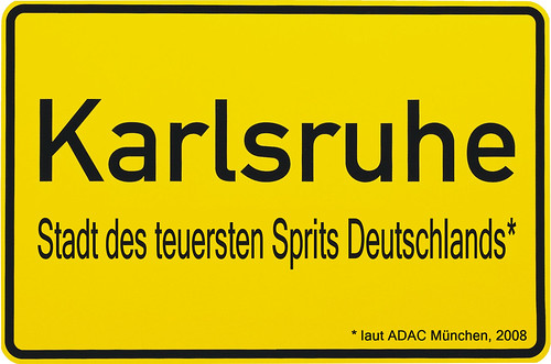 Karlsruhe - Stadt des teuersten Sprits Deutschlands