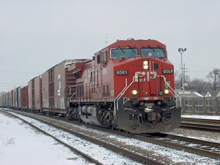 Canadian Pacific transfer train. Franklin Park Illinois. January 2007. by Eddie from Chicago