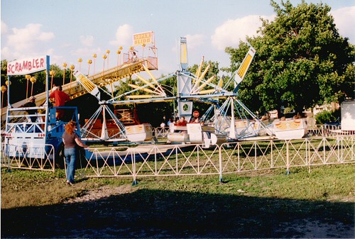 Saint Clair of Montifalco Catholic Parish annual summer carnival. Chicago Illinois. June 1987. by Eddie from Chicago