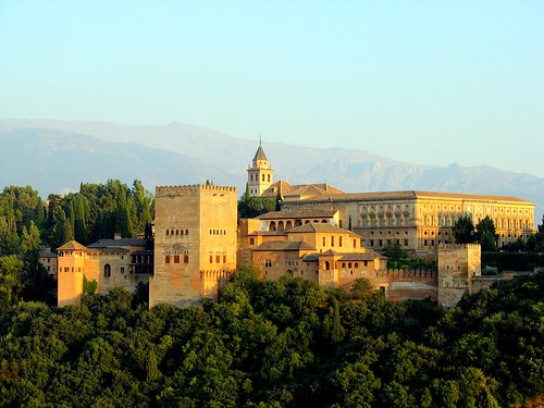 Vista exterior de La Alhambra.