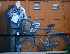 John Hjaltason mural, West End Winnipeg