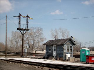 Chicago's historic Brighton Junction. April 2007. ( Gone.) by Eddie from Chicago