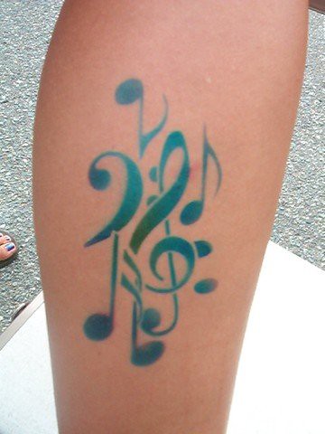tattoos music notes