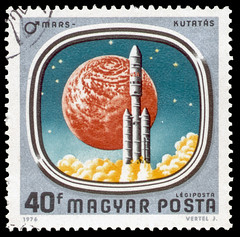 Space Race Postage