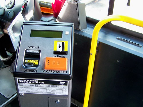 Valley Metro bus fare box