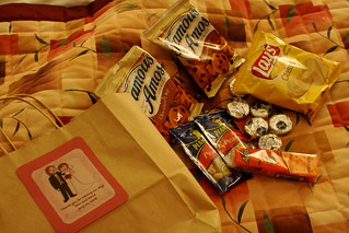 Out-of-town guest gift bag