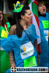 Protesta contra Iberdrola en Bilbao