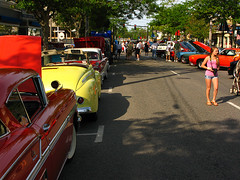 Father`s Day 2011 Car Show Main St. Hyannis, MA Cape Cod.