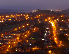 West Kilbride at night