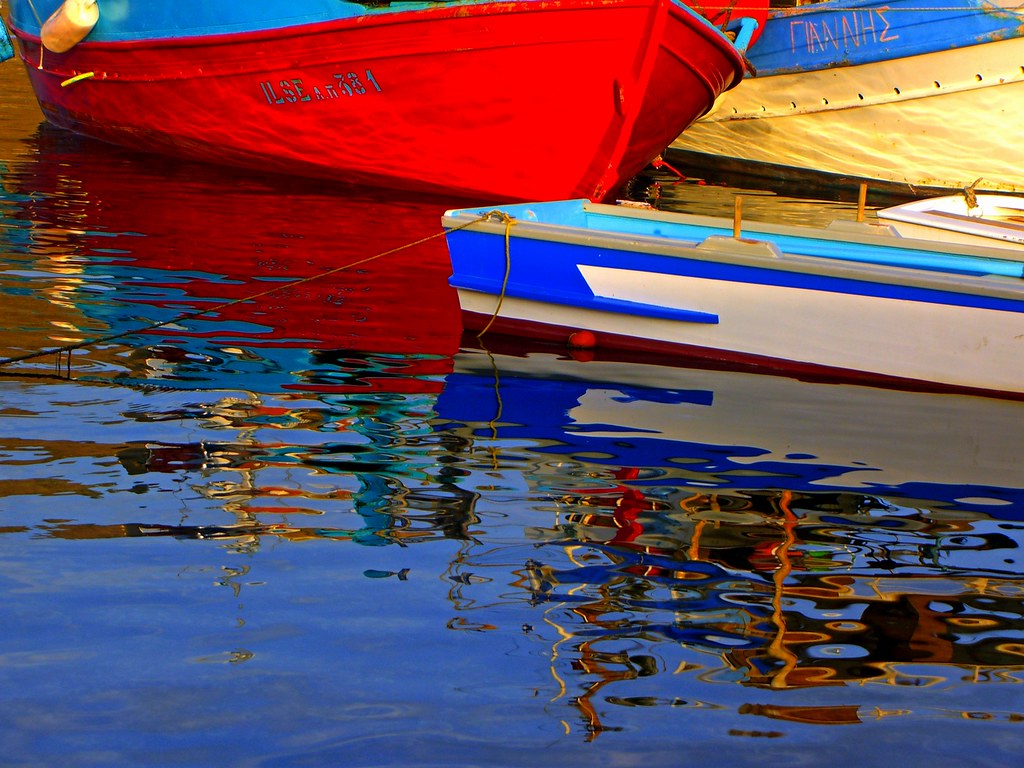 Boats and reflection
