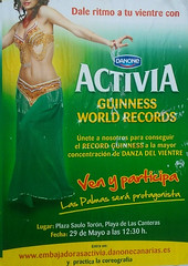 Récords Guinness de la danza del vientre en la playa de Las Canteras de Las Palmas de Gran Canaria