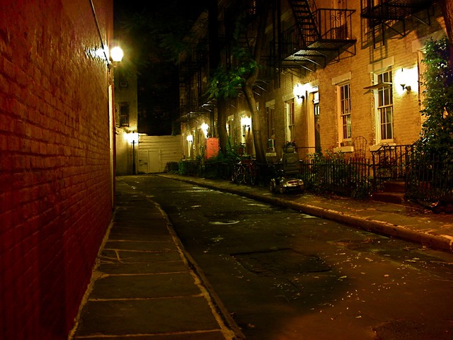 Patchin Place at Night