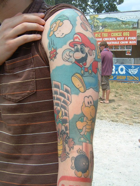 Super Mario TattooVERY cool