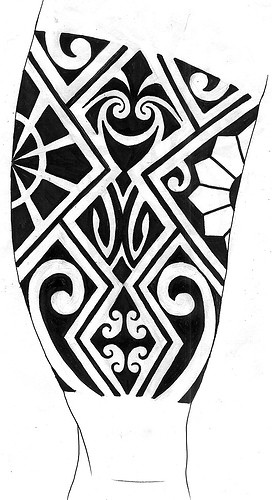 Tribal Tattoo Designs for Foot Leg Arm Chest and Shoulder chinesische tribal