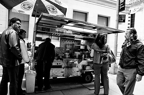 Downtown Lunch: Greek Street Meat Cart