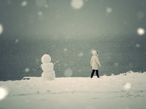 snow woman by sp_clarke