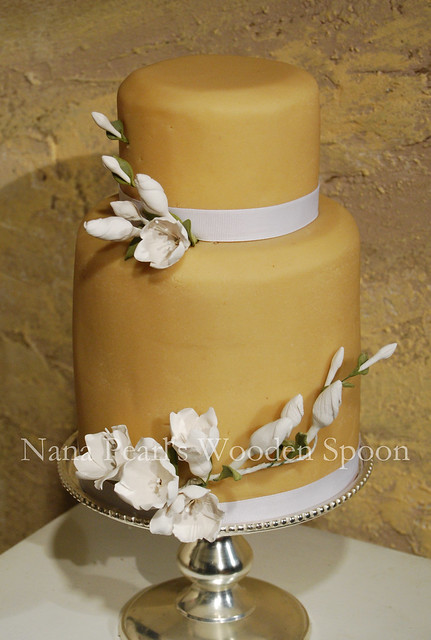Art Deco Freesia Wedding Cake This wedding cake is one of my newest 