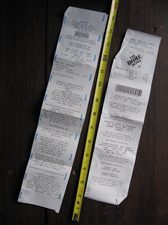 Too-Long Receipts