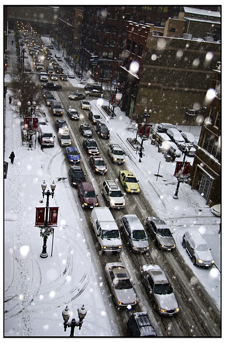 Chicago's long commute (Flickr/Seth Anderson)