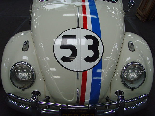 Herbie the Love Bug 1963 Rag Top VW Beetle 