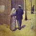 Angrand, Charles - 1887 Couple in the Street