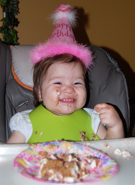 she loves her some cake :)