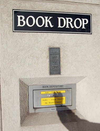 Book Drop sign
