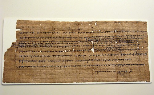 Papyrus in Greek regarding tax issues (3rd ca. BC.)