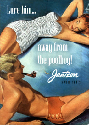Altered Ad - Lure him away from the poolboy!