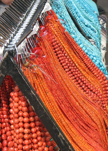 coral beads