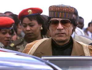 Libyan leader Muammar Gaddafi is fighting against an imperialist onslaught against his North African state. Gaddafi is a former chairman of the African Union and is an advocate for a unitary pan-african state on the continent. by Pan-African News Wire File Photos