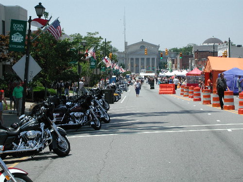 A view of downtown Lincolnton, NC on June 7, 2008....owned by the