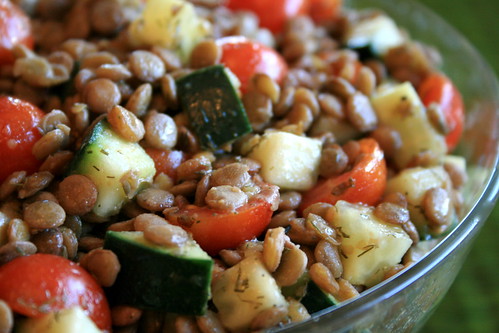 Vegan Greek Lentil Salad