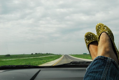 On the road/feet