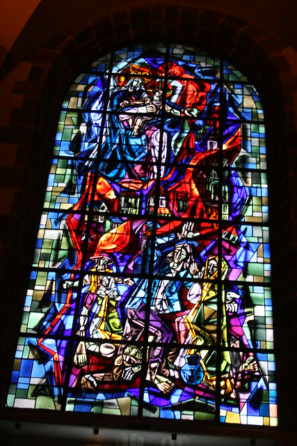 Color glass in Cathedral Renne