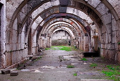 Image of what looks to be an abandoned tunnel like structure