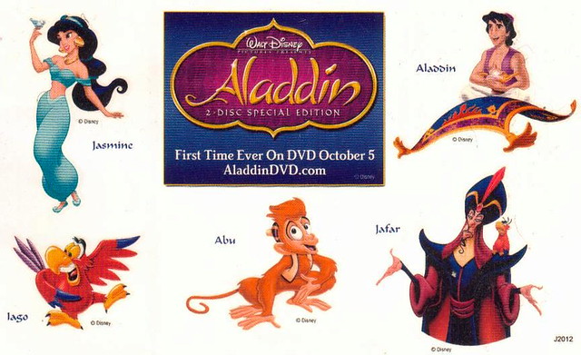 aladdin  dvd